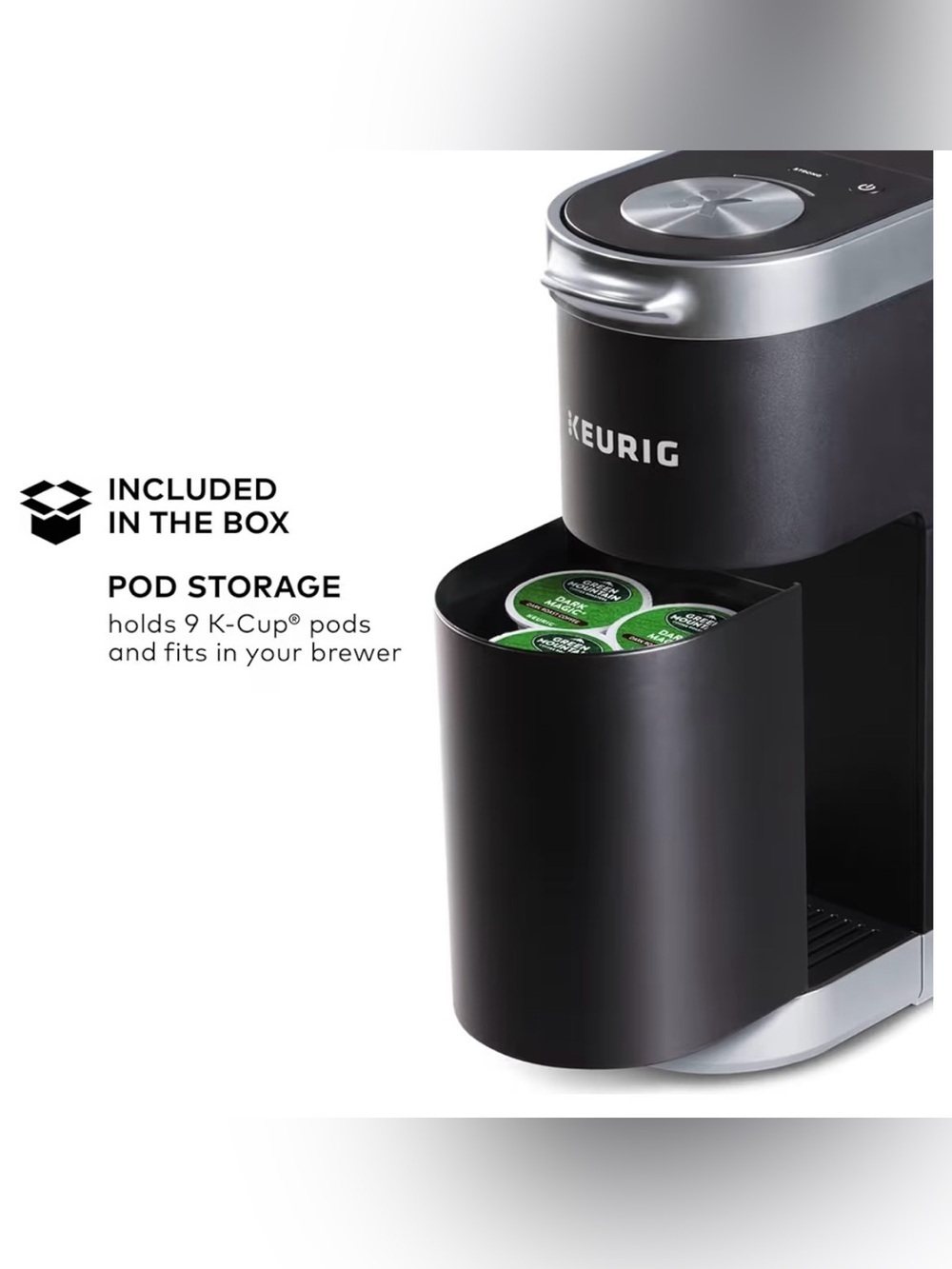 NEW Keurig K-Mini Plus Single Serve Coffee Maker- Black - Picture 3 of 9